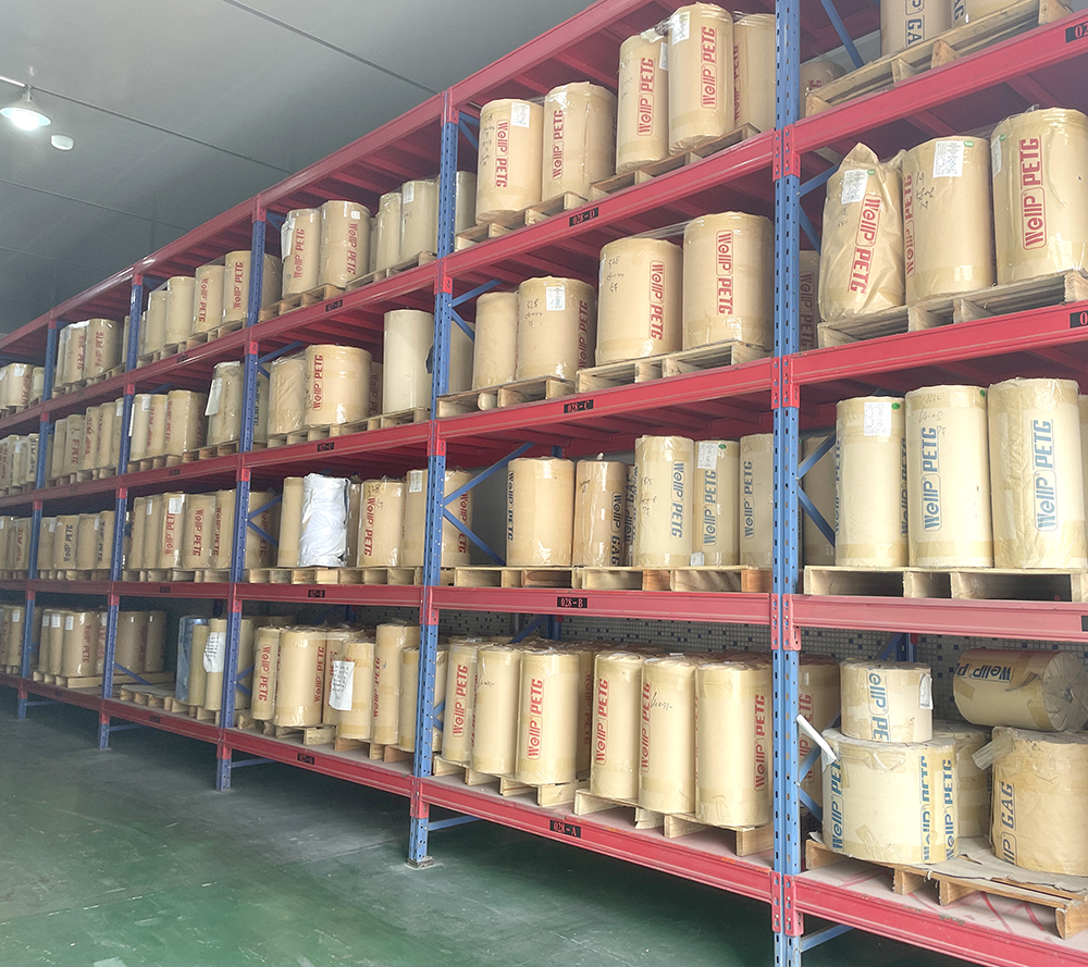 英硕医疗器械吸塑无菌包装盒原材料仓库